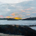 2017.Zonsondergang aan Killarney Lake (acryl) 30x40