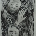 2014. Naamloos (houtskool)(naar beeld van Jilles Waagmeester)10x25 