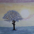 2021.Winter in Coronatijd 30x40 (acryl met tekeninkt) 