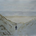 2015.Terschelling, naar het strand 40x50