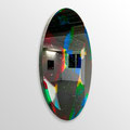 Stratum, 2020, Saint Gobain glass and UV glue, 47 cm diameter 