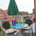 Balkon mit Deichblick