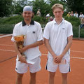 Turniersieger Rene Nicklisch (l.) und Finalist Matthias Bachinger
