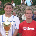Turniersieger Christian Grünes (l.) und Finalist Marc Weigel 