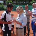 Marc Sieber mit TCA-Vorsitzenden Petra Hallhuber
