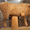 Olympia Museum - Marmorstatue eines Stieres aus dem Nymphäum als Symbol für das Wasser