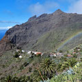 Teno Gebirge - Masca mit fantastischem Regenbogen.