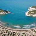 Voidokilia Beach auch Ochsenbauchbucht genannt - eine absolute Traumbucht.