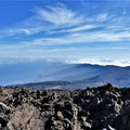 Aussicht vom Gipfel des Teide
