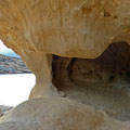 Matala - Blick in eine Höhle.