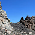 Ein großer Lavastrom (Pahohehoe-Lava) im Bereich der Roques de Garcia