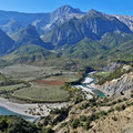 Blick auf die Berge des Zagorise Nationalparks.