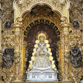 El Rocio - In der Ermita del Rocio steht eine Statue der Jungfrau von El Rocio der Blanca Paloma.