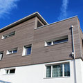 Romboid Fassadenschalung - Behandlung: Vorvergraut Old Chalet
