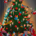 Wimmelbild Illustration für ein Give Away als Adventskalender - Titel: Zwergen Weihnacht - Kunde: Mediamarkt