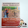 Plakat Bogenschützen Verein Worms