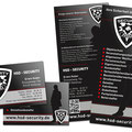 Flyer und Visitenkarten HSD Security Nittenau