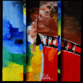 Pont 40x40 cm (Collection privée)