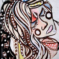 Portraît de Laura 30x30  pas à vendre