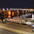 Augustusbrücke, Hafen