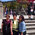In front of the Nio-mon gate of Kiyomizu-dera Temple 