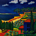 La villa, 2007 – Öl auf Leinwand, 70x70 cm