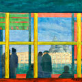 Partenza, 2010 – Acryl auf Leinwand, 50x50 cm