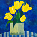 Gelbe Tulpen, 2013 – Acryl auf Malkarton, 35x35 cm