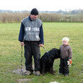 04.11.2012 - mit Papa auf dem Hundeplatz
