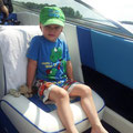 09.06.2013 - mit Onkel Patty auf dem Boot