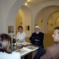 Gino Sabatini Odoardi con Michelangelo Pistoletto, Marco Tirelli e Marina Covi Celli, Roma, 2005