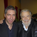 Gino Sabatini Odoardi con Pupi Avati, Teatro Comunale, Alanno (Pe), 2011