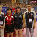 Jutta vor dem Halbfinale gegen die spätere Weltmeisterin aus Japan