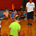 Coach Murdock conducting a drill