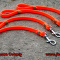 Miniatur-Leinen aus Biothane, signalorange, 9mm