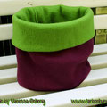 Fleece (kein Antipilling!): violett - grün