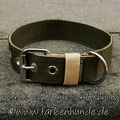 Powerful Collar in 40mm, oliv-beige