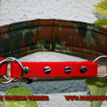 Zogstopp in 19mm, rot mit Bundeswehrpolsterung in 60mm