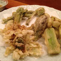 山菜とアスパラの天ぷら
