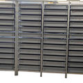 Mealworm Tray and Rack, tripple units