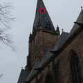 Ort des Falkenkastens beim Blick von unterhalb der Pfarrkirche. Foto:Jonas Hagge