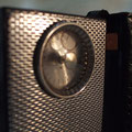 Close up of the reverse paint dial