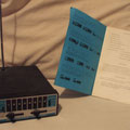 Regency 8 channel police scanner with manual
