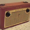 1957 Zenith Royal 750 The second Zenith leather transistorized portable radio.