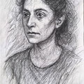 DIANE DiPRIMA - 20 x 14 cm - mixed media Graphite Aquarelle - CHF 180