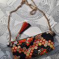 16) Tasche aus Obibrokat, gefüttert SOLD