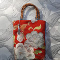 7) Tasche aus Obibrokat, gefüttert