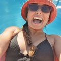 Der Pool war doch etwas zu kalt