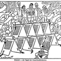 Caricature de Köhler sur le sommet d'Helsinki, 30 juillet 1975 (cvce.eu)