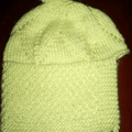 Gorrito tejido por Lupita